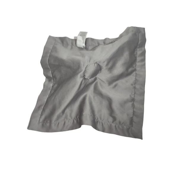 Carters Child of Mine Lovey Security Blanket Dog Gray Blue Stars Plush Rattle - Picture 4 of 7